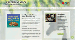 Desktop Screenshot of karenbwinnick.com